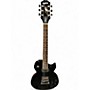Used Epiphone Tribute Les Paul Standard Black Solid Body Electric Guitar Black