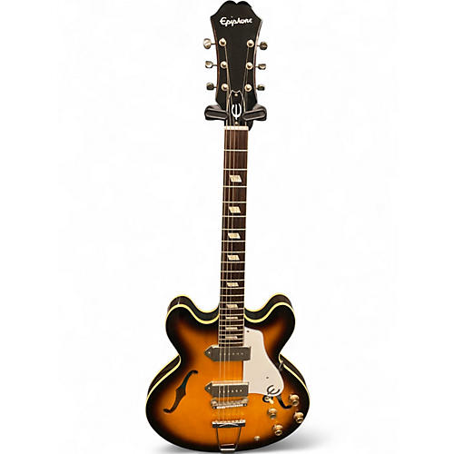 Used Epiphone USA Collection John Lennon Limited Edition 1965 Casino Sunburst Hollow Body Electric Guitar Sunburst