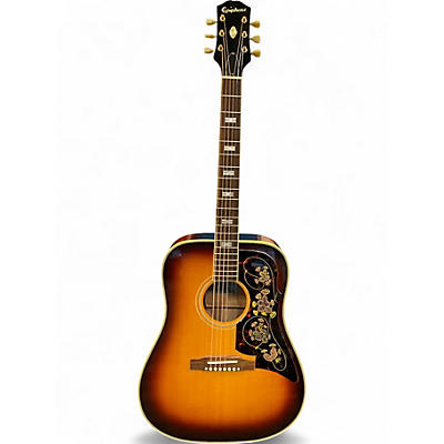 Used Epiphone USA Frontier sunburst Acoustic Electric Guitar