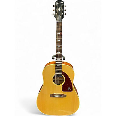 Used Epiphone USA Texan Antique Natural Acoustic Electric Guitar