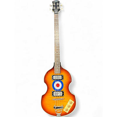 Used Epiphone Viola 2 Color Sunburst Electric Bass Guitar