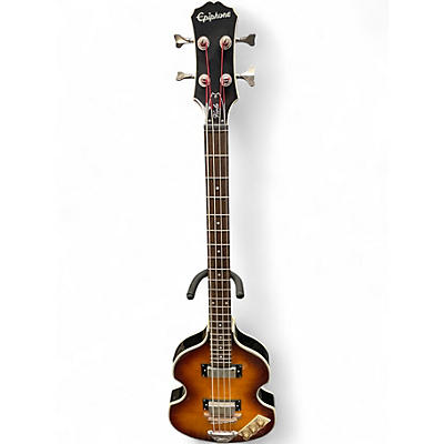Used Epiphone Viola 2 Color Sunburst Electric Bass Guitar