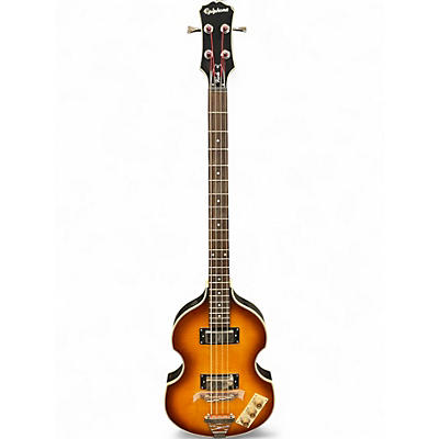 Used Epiphone Viola 2 Color Sunburst Electric Bass Guitar