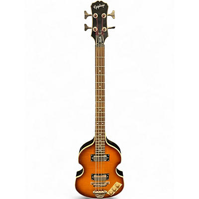 Used Epiphone Viola 3 Color Sunburst Electric Bass Guitar