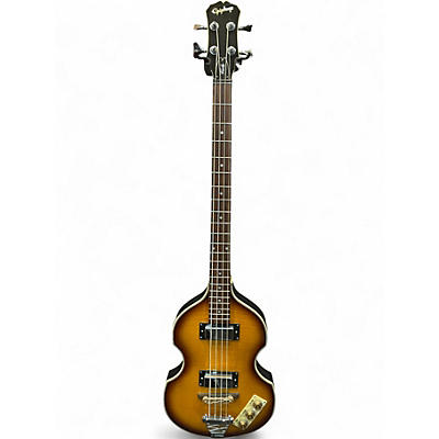 Used Epiphone Viola 3 Color Sunburst Electric Bass Guitar
