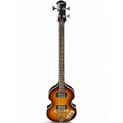 Used Epiphone Viola 3 Color Sunburst Electric Bass Guitar