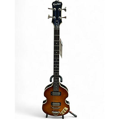 Used Epiphone Viola Bass Sunburst Electric Bass Guitar