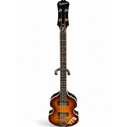 Used Epiphone Viola Sunburst Electric Bass Guitar Sunburst