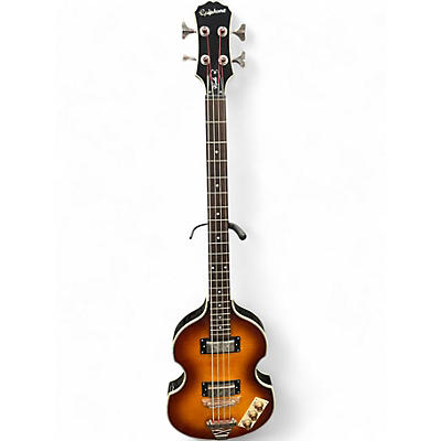 Used Epiphone Viola Sunburst Electric Bass Guitar