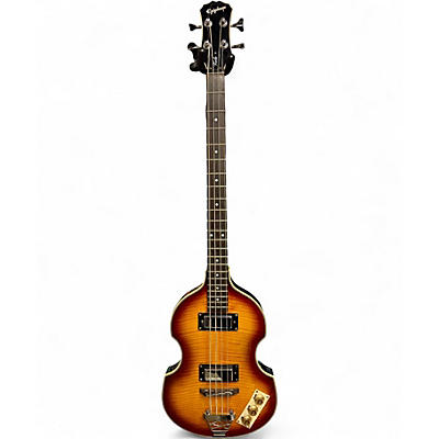 Used Epiphone Viola Tobacco Burst Electric Bass Guitar