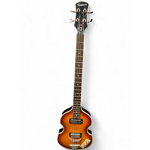 Used Epiphone Viola Vintage Sunburst Electric Bass Guitar Vintage Sunburst