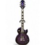 Used Epiphone WIDOW LES PAUL CUSTOM Trans Purple Solid Body Electric Guitar Trans Purple