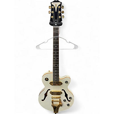 Used Epiphone WILDKAT PW Arctic White Hollow Body Electric Guitar
