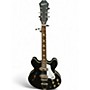 Used Epiphone WORN CASINO Flat Black Hollow Body Electric Guitar Flat Black