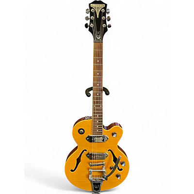 Used Epiphone Wildkat Amber Hollow Body Electric Guitar