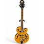 Used Epiphone Wildkat Amber Hollow Body Electric Guitar Amber