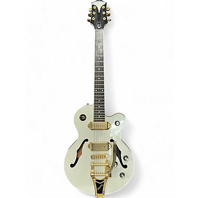 Used Epiphone Wildkat Limited Edition White Hollow Body Electric Guitar