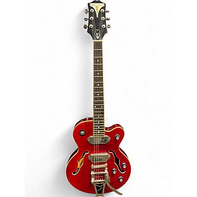 Used Epiphone Wildkat RED Hollow Body Electric Guitar