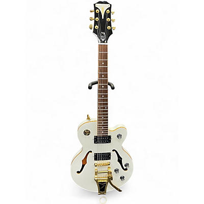 Used Epiphone Wildkat Royale WHITE Hollow Body Electric Guitar