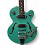 Used Epiphone Wildkat TEAL Hollow Body Electric Guitar TEAL