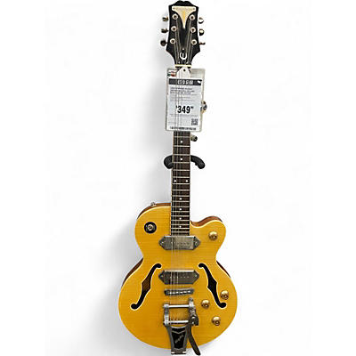 Used Epiphone Wildkat Vintage Natural Hollow Body Electric Guitar