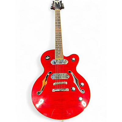 Used Epiphone Wildkat Wine Red Hollow Body Electric Guitar