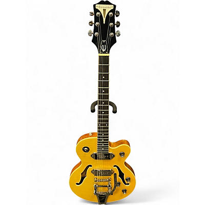 Used Epiphone Wildkat with Bigsby Antique Natural Hollow Body Electric Guitar