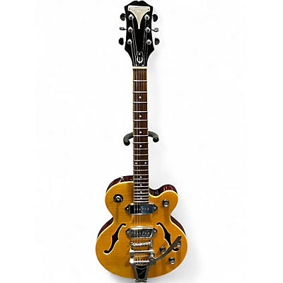 Used Epiphone Wildkat with Bigsby Natural Hollow Body Electric Guitar