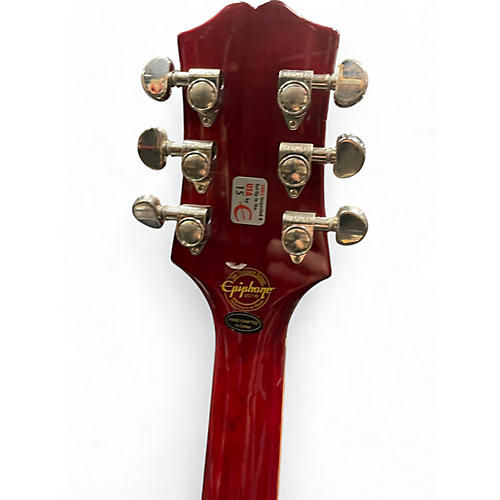 Used Epiphone Wildkat with Bigsby Red Hollow Body Electric Guitar Red