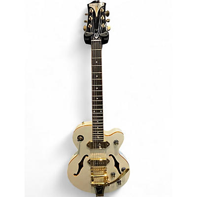 Used Epiphone Wildkat with Bigsby White Hollow Body Electric Guitar