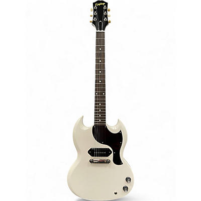 Used Epiphone YUNGBLUD Signature SG Junior Classic White Solid Body Electric Guitar