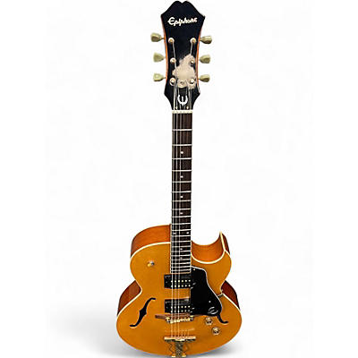 Used Epiphone ZEPHYR REGENT Natural Hollow Body Electric Guitar