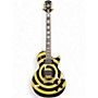 Used Epiphone Zakk Wylde Bullseye Les Paul Custom ivory bullseye Solid Body Electric Guitar ivory bullseye