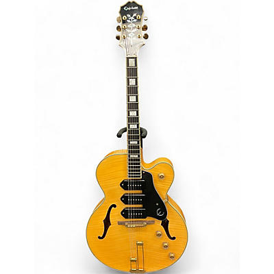 Used Epiphone Zephyr Blues Deluxe Natural Hollow Body Electric Guitar