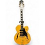 Used Epiphone Zephyr Blues Deluxe Natural Hollow Body Electric Guitar Natural