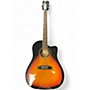 Used Epiphone aj-220sce 3 Color Sunburst Acoustic Electric Guitar 3 Color Sunburst