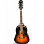 Used Epiphone aj220s vintage sunburst Acoustic Electric Guitar vintage sunburst