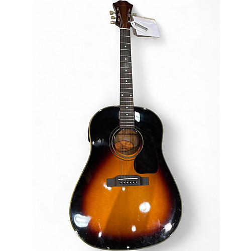 Used Epiphone aj45se Sunburst Acoustic Electric Guitar Sunburst