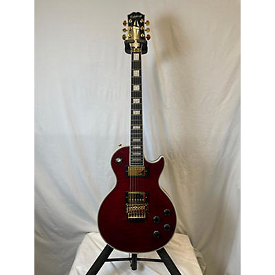 Used Epiphone alex lifeson custom les paul Red Solid Body Electric Guitar