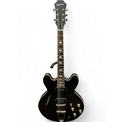 Used Epiphone casino worn Black Onyx Hollow Body Electric Guitar Black Onyx