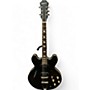 Used Epiphone casino worn Black Onyx Hollow Body Electric Guitar Black Onyx
