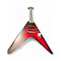 Used Epiphone dave mustaine v red and black Solid Body Electric Guitar red and black