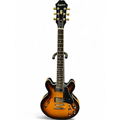 Used Epiphone dot es 339 2 Color Sunburst Hollow Body Electric Guitar