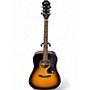 Used Epiphone dr r 2 Color Sunburst Acoustic Guitar 2 Color Sunburst