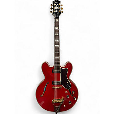 Used Epiphone e212tv 150th anniversary sheraton Cherry Hollow Body Electric Guitar