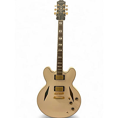Used Epiphone emily wolfe sheraton WHITE Hollow Body Electric Guitar
