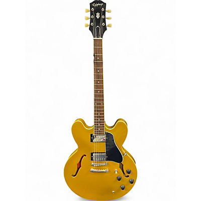 Used Epiphone es 335 traditional pro metallic gold Hollow Body Electric Guitar