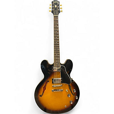 Used Epiphone es335 IG 2 Color Sunburst Hollow Body Electric Guitar