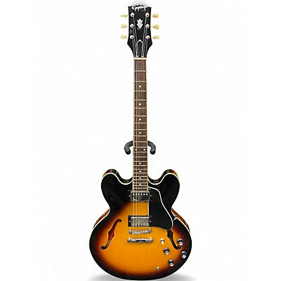Used Epiphone es335 IG Sunburst Hollow Body Electric Guitar