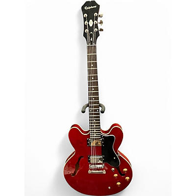 Used Epiphone es335 dot Cherry Hollow Body Electric Guitar
